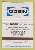 Matchbook Cover - Nibco Piping Products Oakland CA 40 Strike