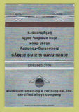 Matchbook Cover - Aluminum Smelting Refining  40 Strike