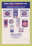 Matchbook Cover - Blue Seal Chemical Products Roselle Park NJ 40 Strike