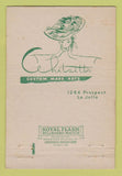 Matchbook Cover - Whitsitt's La Jolla CA hats WEAR 40 Strike