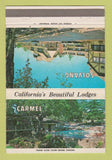 Matchbook Cover - Svendsgaard Lodges Solvang Carmel CA 40 Strike