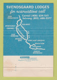 Matchbook Cover - Svendsgaard Lodges Solvang Carmel CA 40 Strike