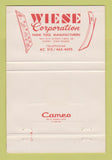 Matchbook Cover - Wiese Farm Tool Perry IA 40 Strike
