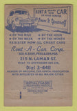 Matchbook Cover - General Tire Gar Tire Service Jackson MS 40 Strike