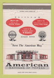 Matchbook Cover - American Savings Topeka KS 40 Strike