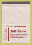 Matchbook Cover - Tuff Cure Oliver Tire Cap Flemington NJ Oakland CA 40 Strike
