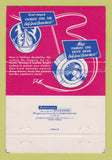 Matchbook Cover - Speed Queen Washing Machine Dryer girlie Troy NY 40 Strike