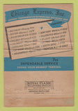 Matchbook Cover - Chicago Express Trucking New York City WEAR 40 Strike