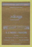 Matchbook Cover - RC Moor Trucking Waldoboro ME WEAR 40 Strike