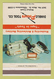 Matchbook Cover - Diablo Power Tools Walnut Creek CA WEAR 40 Strike
