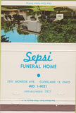 Matchbook Cover - Sepsi Funeral Home Cleveland OH 40 Strike