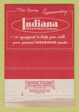 Matchbook Cover - Indiana Insurance White Agency Hammond IN 40 Strike