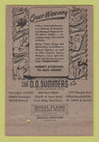 Matchbook Cover - DO Summers Cleaners Laundry Cleveland OH WEAR 40 Strike
