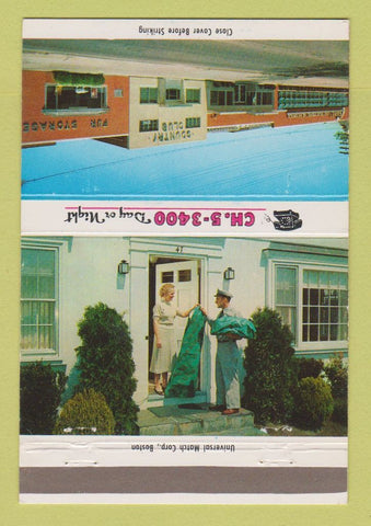 Matchbook Cover - Country Club Laundry Warren RI Cleaning 40 Strike