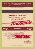 Matchbook Cover - Rockrock Nissan Chrysler Allentown PA Dodge 40 Strike