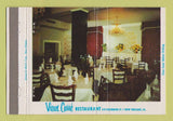 Matchbook Cover - Vieux Carre Restaurant New Orleans LA 40 Strike