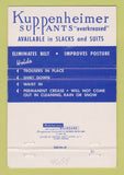 Matchbook Cover - Kuppenheimer Men's Clothes 40 Strike