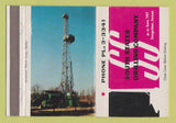 Matchbook Cover - South States Oil Drilling Longview TX 40 Strike