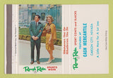Matchbook Cover - Rough Rider Men's Clothes Carson City NV 40 Strike