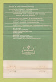 Matchbook Cover - Clarke GM Diesel Indianapolis Louisville Fort Wayne 40 Strike