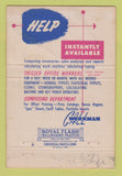 Matchbook Cover - Workman Temp Jobs Minneapolis MN WORN 40 Strike
