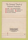 Matchbook Cover - Joe Clark Insurance Columbus OH 40 Strike