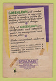 Matchbook Cover - Greenlawn Funeral Chapel Bakersfield CA WEAR 40 Strike