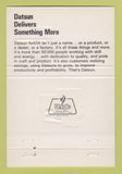 Matchbook Cover - Datsun Forklifts Honolulu Hawaii 40 Strike