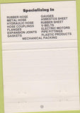 Matchbook Cover - APEX Hose  and  Specialty no town 40 Strike