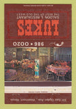 Matchbook Cover - Lukes Saloon Restaurant Westmont IL 40 Strike