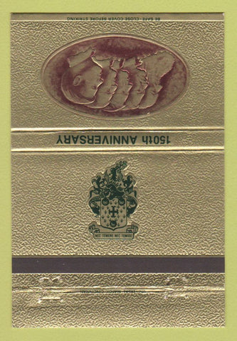 Matchbook Cover - Wr Milward Funeral Home Lexington KY 150th 40 Strike