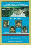 Matchbook Cover - Marshall Jones Funeral Home Baltimore MD 40 Strike