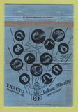 Matchbook Cover - Exacto Industries Clips Clamps San Fernando CA WEAR 40 Strike