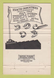 Matchbook Cover - Exacto Industries Clips Clamps San Fernando CA WEAR 40 Strike
