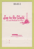 Matchbook Cover - Matchorama Christmas Joy to the World 40 Strike