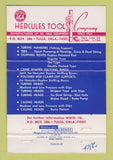 Matchbook Cover - Hercules Tools Tulsa OK Oil Field Equipment 40 Strike