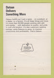 Matchbook Cover - Datsun Forklifts Honolulu Hawaii 40 Strike
