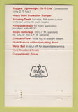Matchbook Cover - The Chief Elkhart Brass WEAR 40 Strike