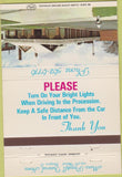 Matchbook Cover - Munz Pirnstill Funeral Home Bucyrus OH 40 Strike