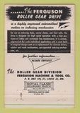 Matchbook Cover - Ferguson Roller Gear Drives St Louis MO 40 Strike