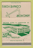 Matchbook Cover - Anchor Conveyors Dearborn MI 40 Strike