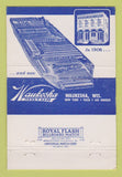 Matchbook Cover - Waukesha Power Motor 1956 WI 40 Strike