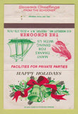 Matchbook Cover - The Schooner Freeport NY restaurant Christmas 40 Strike
