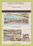 Matchbook Cover - La Jolla Village Inn San Diego CA 40 Strike