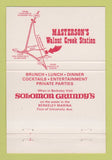 Matchbook Cover - Masterson's Walnut Creek Station CA 40 Strike