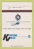 Matchbook Cover - Keystone Valve Houston TX 40 Strike