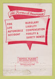 Matchbook Cover - Swan Sons Morss Insurance Elmira NY 1953 40 Strike