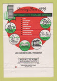 Matchbook Cover - RT Woodward Insurance South Coast Amarillo TX 40 Strike