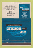 Matchbook Cover - Grange Insurance Barnett Alliance OH 40 Strike