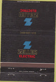 Matchbook Cover - Zeller Electric St Louis MO 40 Strike